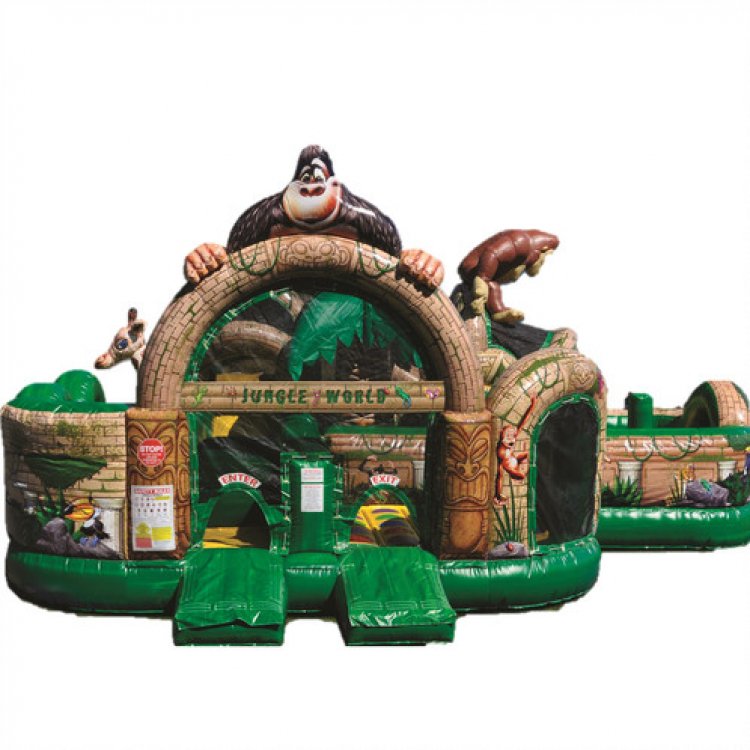 Jungle World Obstacle Course 29'W x 28'L x 15'H