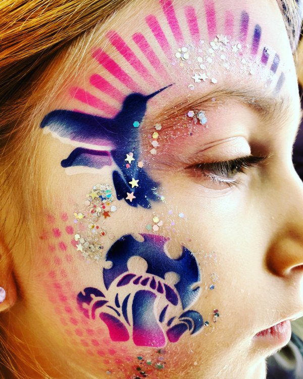 Airbrush Face Painting (minimum 2 hours required)