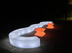 LED Bench - Curved