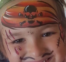 Pirate Face 121353787 Airbrush Face Painting (minimum 2 hours required in Barrie)