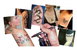 Airbrush Body Tattoos (minimum 2 hours required in Barrie)