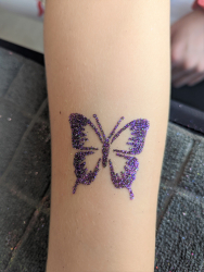 glitter butterfly 838598916 Glitter Body Tattoos (minimum 2 hours required in Barrie)