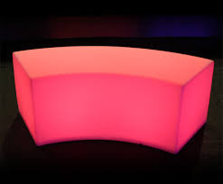 LED Bench - Curved